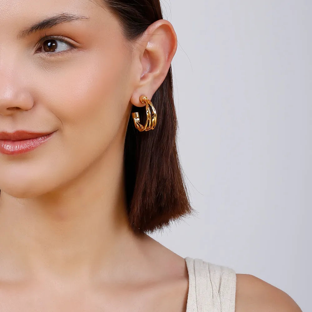 Argola Luma Trançada