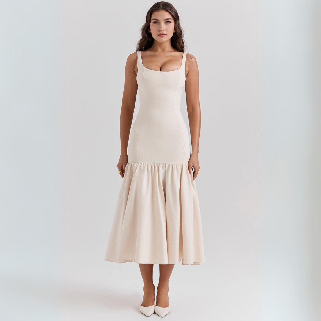 Vestido Mid Off-White