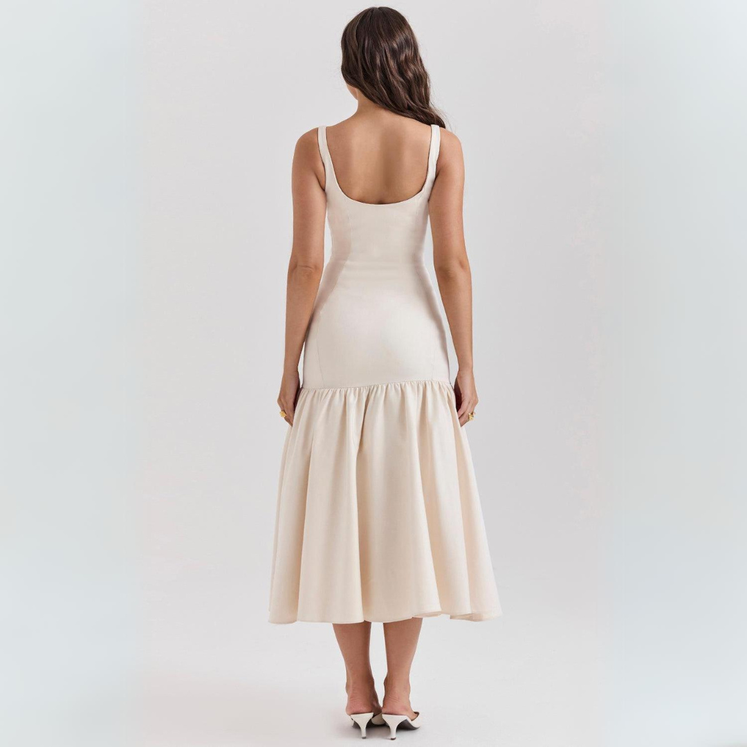 Vestido Mid Off-White