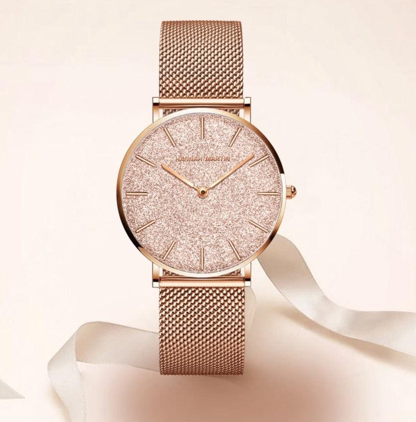 Relógio redondo feminino